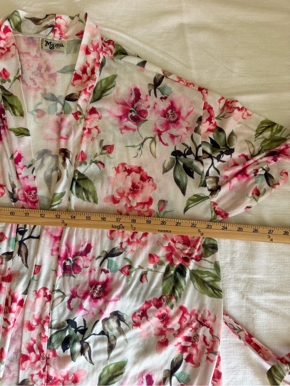Show Me Your MuMu Pink Floral Midi Wrap Dress - Picture 6 of 8